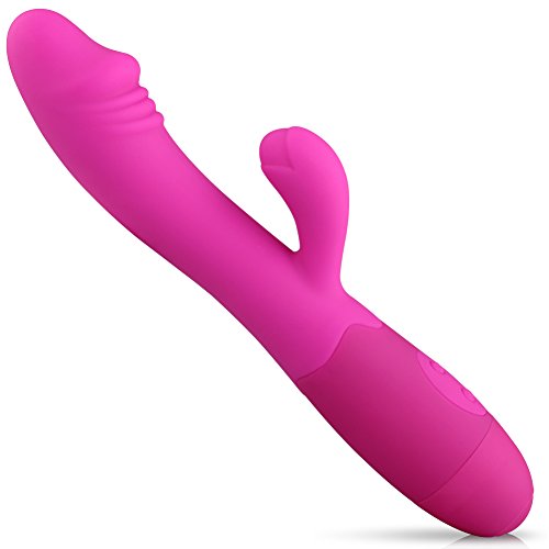 LILER(TM) 30 función de silicona punto G y Clitoris masturbacion vibrador juguete del sexo para adultos - impermeable y silenciosa - masaje para hombres, mujeres o parejas (púrpura)