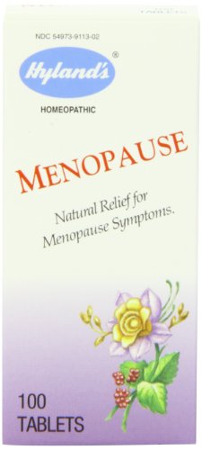 Tabletas de menopausia de Hyland's, alivio Natural homeopático de los síntomas de la menopausia, cuenta 100