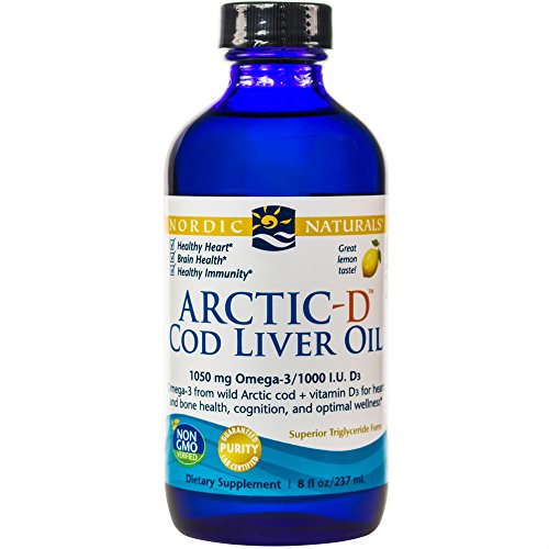 Nordic Naturals - Ártico-D CLO, el corazón y la salud del cerebro y el bienestar óptimo, limón 8 oz