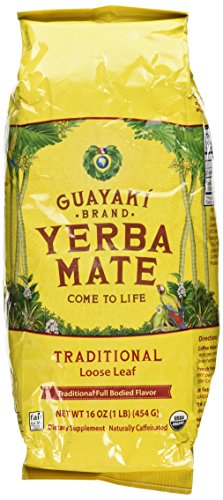 Guayakí tradicional orgánica Yerba Mate, té flojo, 16 onzas