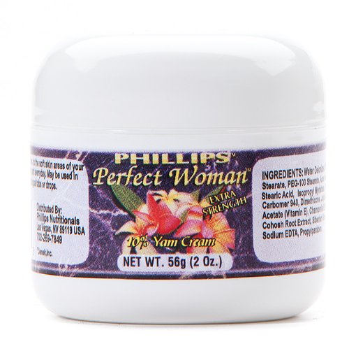 Crema de progesterona Natural bioidéntica fuerza adicional 10% 2 onzas - mujer perfecta