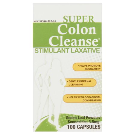 Super Colon Cleanse laxante estimulante 100 Cápsulas