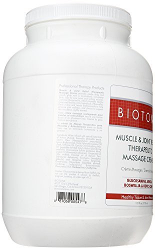 Biotone muscular alivio conjunto crema, 128 onzas (1 galón)
