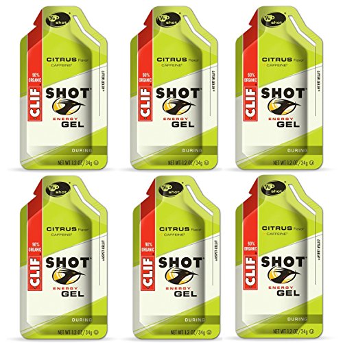 Clif Shot Gel - cítricos - 6 Pack (paquetes de 6 x 1.2oz)