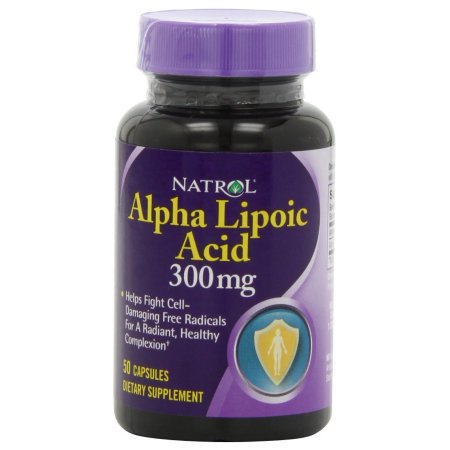 El ácido alfa lipoico 300 mg Cápsulas 50-Count (paquete de 3) buque de EE.UU. marca Natrol