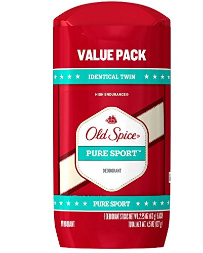 Doble desodorante viejo especia alta resistencia deportiva aroma Varonil Pack 2,25 Oz