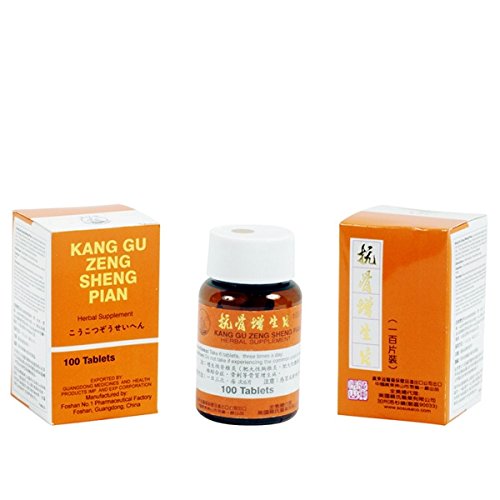 Kang Gu Zeng Sheng Pian (para Osteoproliferative)-suplemento de hierbas, 100 pastillas