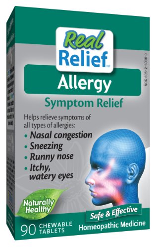 Homeolab USA alergia alivio tabletas, 90 tabletas masticables