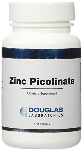 Laboratorios Douglas - picolinato de Zinc, 20 mg, 100 tabletas