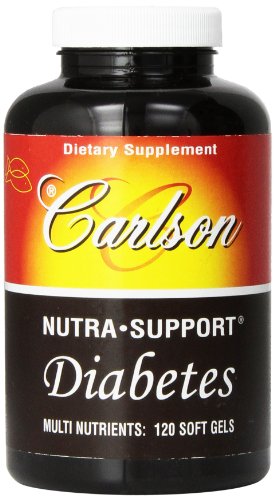 Carlson Nutra-apoyo Diabetes, 120 cápsulas