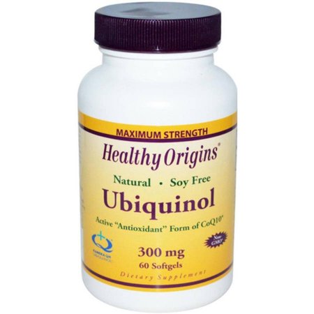 Healthy Origins ubiquinol, la forma activa antioxidante de CoQ10, 300 mg, 60 CT