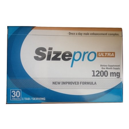 Sizepro Tamaño Pro Ultra fuerza de la erección masculina 30 Ct