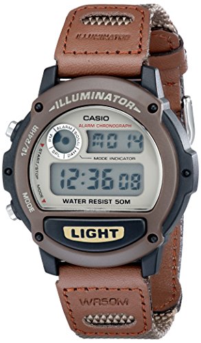 Casio W89HB-5AV iluminador deporte resina correa Watch de Men