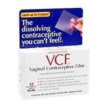 VCF película anticonceptiva Vaginal 9 cada