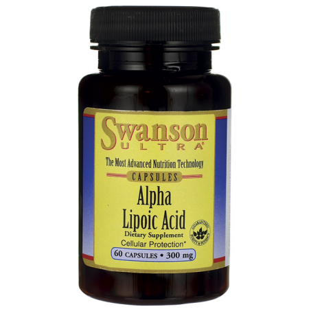 Swanson ácido alfa lipoico 300 mg 60 Caps