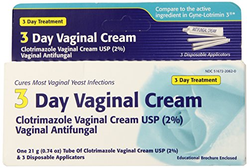 Clotrimazol - crema Vaginal de día - de 3 Oz 0,74