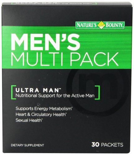 Suplemento Multi Pack de naturalezas recompensa los hombres, cuenta 30