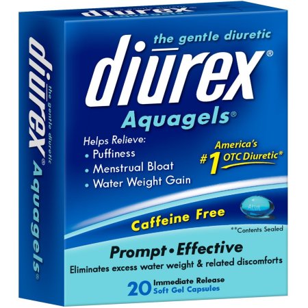 DIUREX El Gentle Diurético acuageles, 20 ea (Pack de 3)