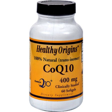 Healthy Origins CoQ10, Kaneka Q10, 100% natural, 400 mg, 60 CT