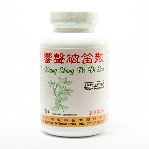 Voz alimentación dieta suplemento 500mg 100 cápsulas (Xiang Sheng Po Di San) 100% hierbas naturales