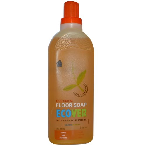 ECover - piso ecológico jabón con aceite de linaza Natural - 32 oz.