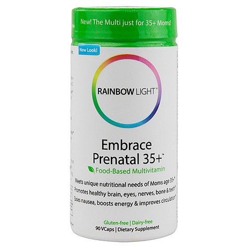 Arco iris luz Prenatal 35 + multivitamínico, cuenta 90