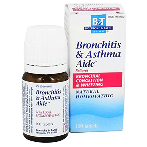 Fichas de Boericke y Tafel - bronquitis y asma ayudante 100 (paquete de 2)