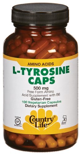 Vida de país - Caps de L-tirosina, 500 mg, 100 cápsulas