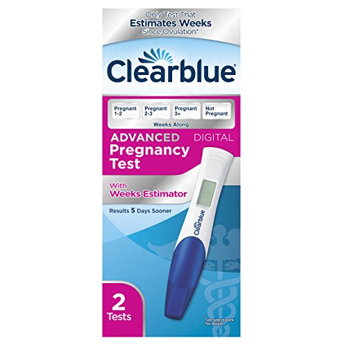 ClearBlue prueba de embarazo con semanas de avanzada estimador, cuenta 2