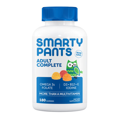 SmartyPants gomosos Vitaminas- Adultos- multivitaminas completas Omega 3 y vitamina D3 naranja limón y plátano de la fresa 180
