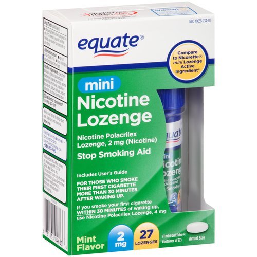 Equiparar la nicotina Mini pastilla 2mg ct 27 compara a Nicorette Mini pastilla