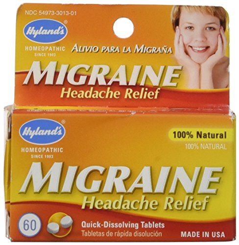 Homeopático de la migraña dolor de cabeza ayuda de Hyland - 60 comprimidos
