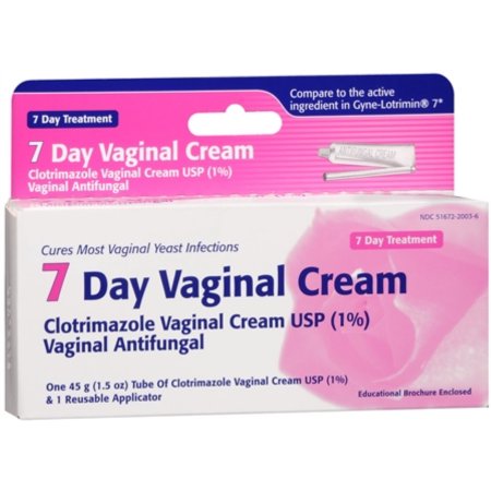  Clotrimazole 7 dentro de la vagina Cream 45 g (Pack de 3)