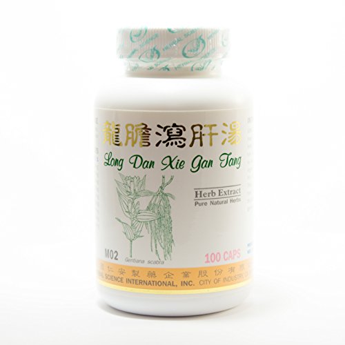 Largas Dan hígado limpiador dietéticos suplemento 500mg 100 cápsulas (largo Dan Xie Gan Tang) 100% hierbas naturales