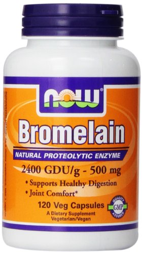 AHORA los alimentos la bromelina 2400Gdu / 500mg, 120 Vcaps