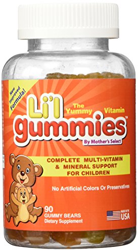 Gomitas de Li ' l selección de gomitas para niños - Kids completo multivitamínico y Mineral soporte en vitaminas de los niños - madre contienen vitaminas A, C, D, E, B y más - mejor gran sabor gomoso!