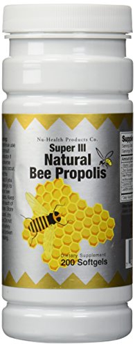 Propóleos de abeja natural, 200 cápsulas