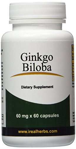 Ginkgo Biloba - 60 mg X 60 capsulas - todos los beneficios de Ginkgo Biloba, concentraron en una forma conveniente de cápsula