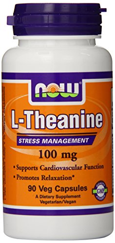 AHORA alimentos L-teanina, 100 Mg, 90 cápsulas (Packaing puede variar)