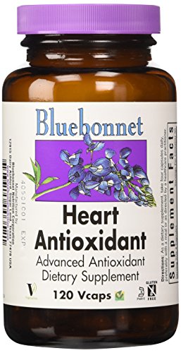 BlueBonnet corazón antioxidante fórmula cápsulas vegetarianas, cuenta 120