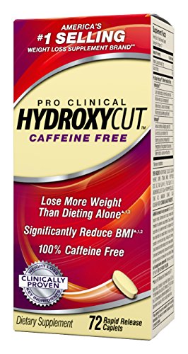 Sin cafeína de 100% de Hydroxycut Advanced 72 cápsulas