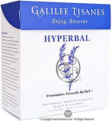 Galilea tisanas Hyperbal, 100 bolsitas de té