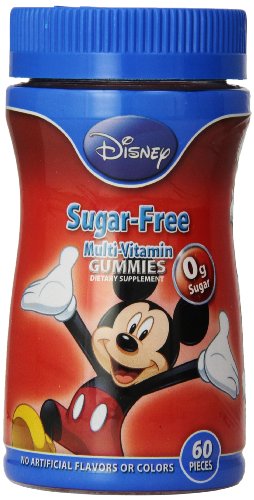 Disney sin azúcar Complete multi-vitamina gomitas, cuenta 60