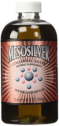 Plata coloidal de 20 ppm de MesoSilver ® 250 mL/8.45 Oz