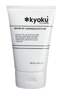 Kyoku para hombres Exfoliating Scrub Facial, 3.4 onzas líquidas