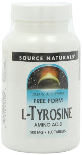 Source Naturals L-tirosina 500mg, 100 tabletas de (Pack de 3)