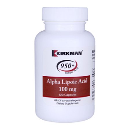 Kirkman ácido alfa lipoico 100 mg 120 caps