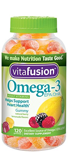 Vitafusion Omega-3 gomitas, cuenta 120