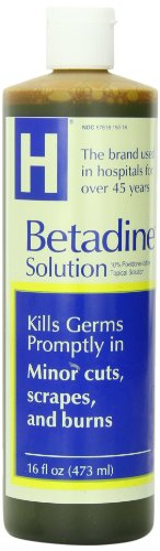 Betadine solución, 16 onzas de líquido
