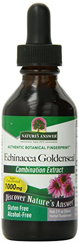 Respuesta sin Alcohol Echinacea y Goldenseal, 2 onzas de la naturaleza